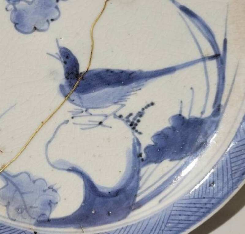 伊万里染付花鳥図七寸皿　∅21㎝　骨董　古伊万里　R0027ダC 伊万里染付花鳥図七寸皿 ∅21㎝ 骨董 古伊万里 R0027ダC - メルカリ