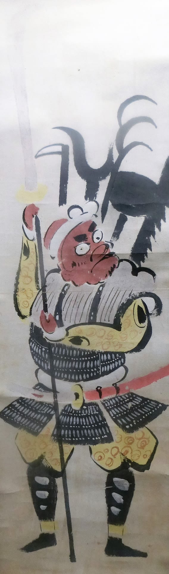 大津絵 その18 弁慶の立ち往生(長刀弁慶) - 夜噺骨董談義 大津絵 その18 弁慶の立ち往生(長刀弁慶) - 夜噺骨董談義