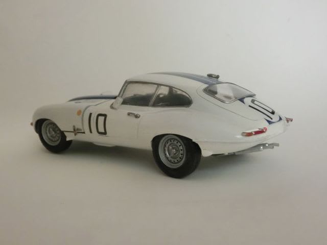 1/24エレール ジャガーEタイプ 1962ルマン完成 3Dパーツ続々完成