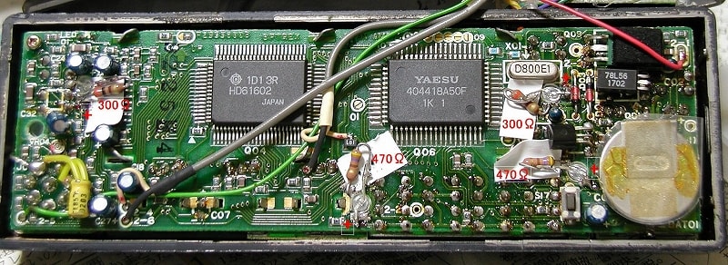 YAESU FT-4700の照明を緑高輝度LED化 - gooおっさん
