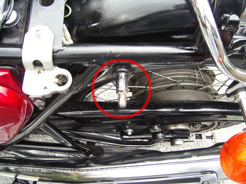 CB750 Four K4 IKON(アイコン)リアショック 取り付け 記 CB750 Four K4 IKON(アイコン)リアショック 取り付け 記