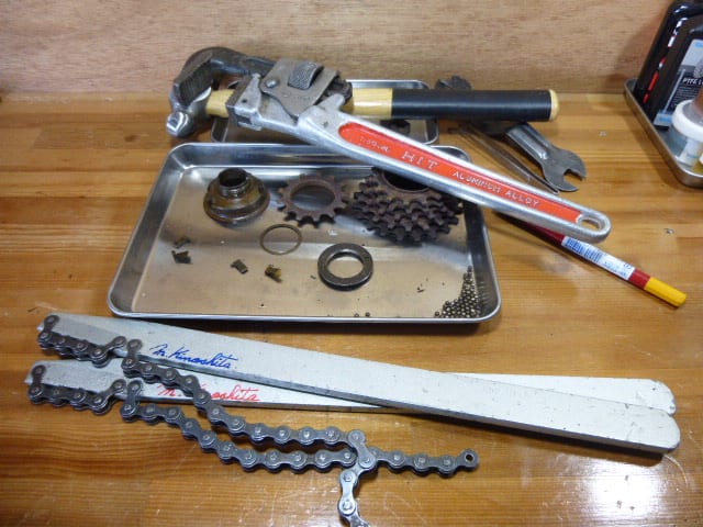 ボスフリーの取り外し 工具が無い - Kinoの自転車日記 ボスフリーの取り外し 工具が無い - Kinoの自転車日記