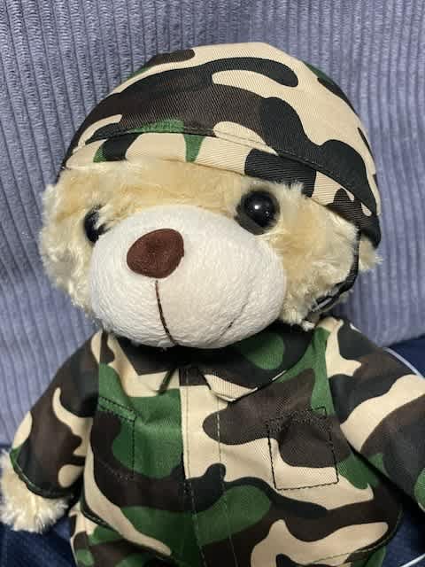 迷彩くまぬいぐるみ Amazon.co.jp: ミリくま ぬいぐるみ 迷彩 マルチカム 男の子ver