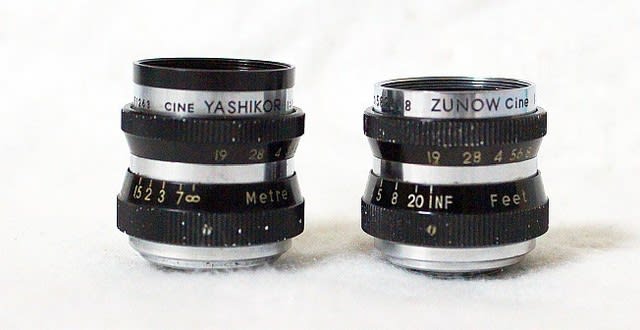 Zunowにそっくりなヤシカのレンズ CINE YASHIKOR 13mm F1.9（Dマウント