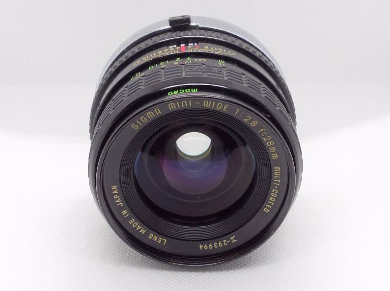 ちょっとハレーション出てます SIGMA MINI-WIDE 28mm F2.8（FD