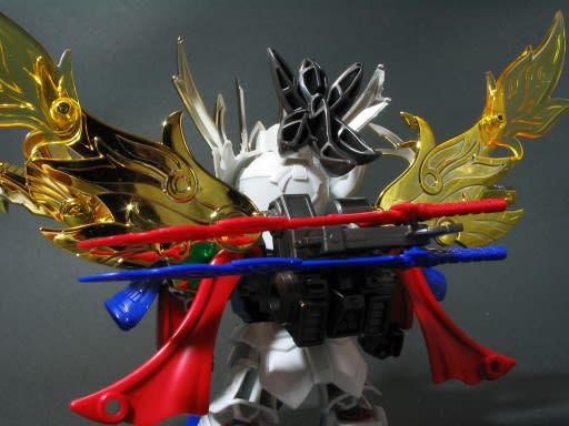 パチ組み 三国伝 真 翔烈帝龍装劉備ガンダム 龍輝宝 的盧 その2