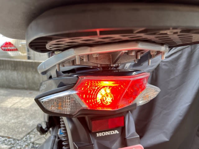 DIO110(JF58)号のテールが消えた・・・ - 記憶整理の部屋
