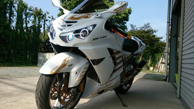 カスタマイズ(４) - ZX-14R 白忍推参☆