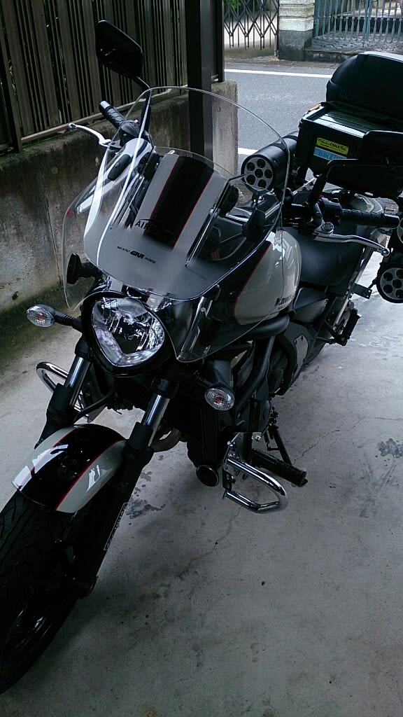 Givi可変ユニバーサルスクリーンAF49 インプレッション part2 Givi可変ユニバーサルスクリーンAF49 インプレッション part2