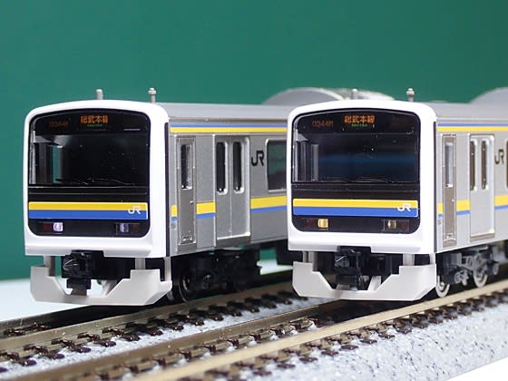 房総ローカルの209です。TOMIX 209系2100番台房総色 6両セットの 房総ローカルの209です。TOMIX 209系2100番台房総色 6両セットの