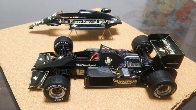 Lotus 97T プラモデル - 自己満足的電脳空間