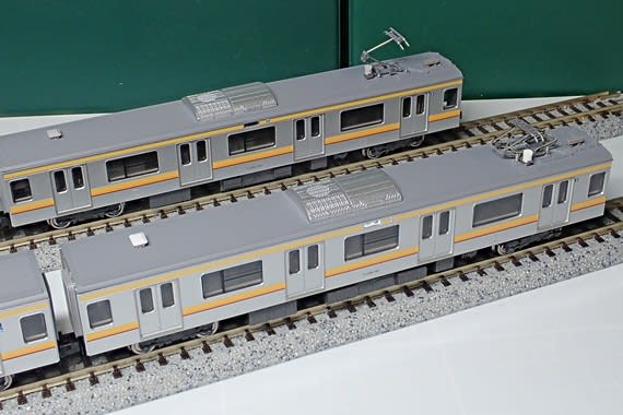 つなぎの車でした。TOMIX・209系2200番台南武線が入線したよ