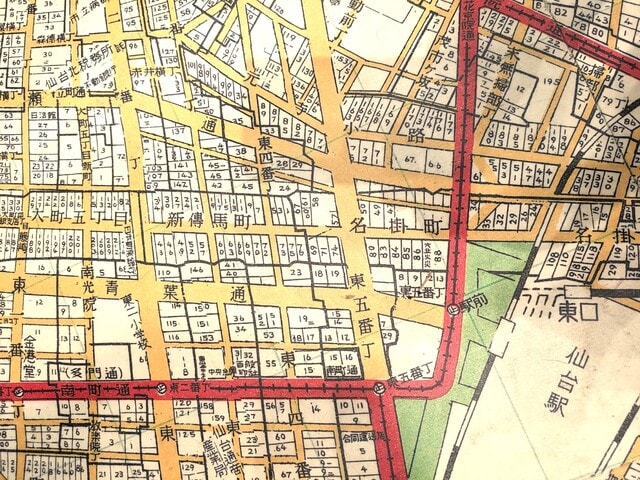 芸能人愛用のルームウェア 仙台市 住宅地図 1989年版（せんだいひとむかし」展開催、仙台市 地図・旅行ガイド