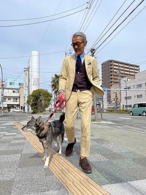 この様な流れでお造り頂けますスーツやジャケット、お仕事の合間