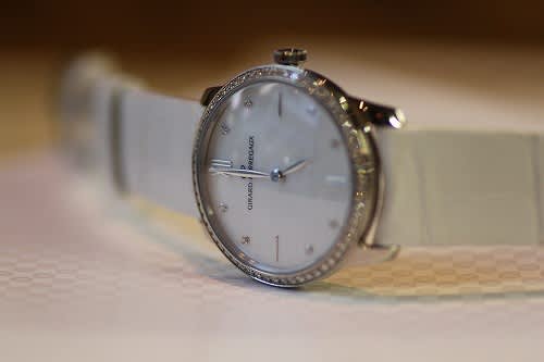 ジラールペルゴ 手巻き 17石 文字盤:シルバー【稼働品】レディースモデル ジラール・ペルゴ レディース - 林時計鋪