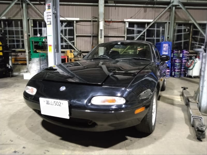 ロードスター 納車されたばかりの車の点検の続編 - ガレージSMAK