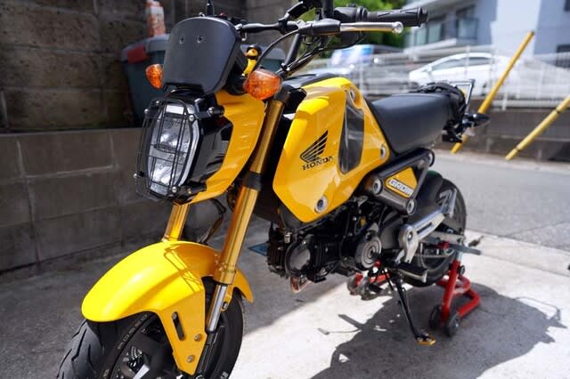 ホンダグロム・外装換装！パールクイーンビーイエロー(ﾟдﾟ