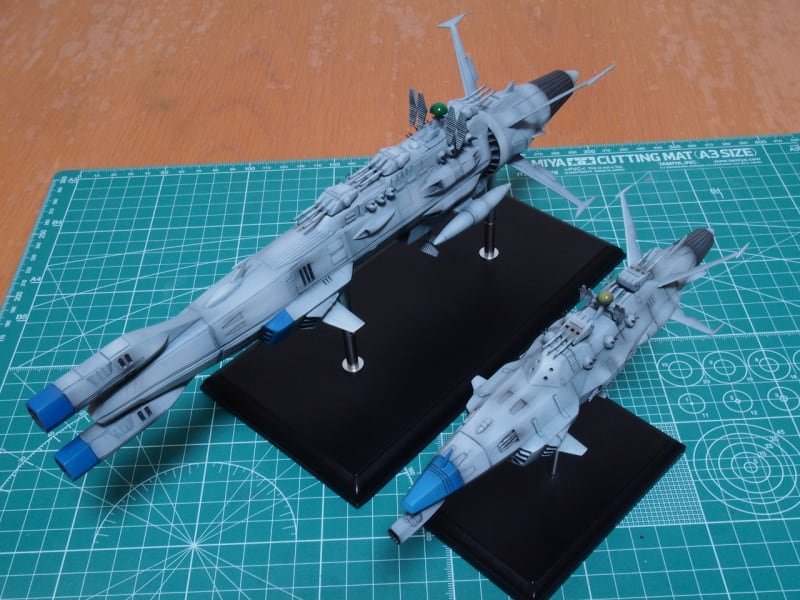 1/1000 無人艦隊 大型艦/小型艦 - 我が家の地球防衛艦隊