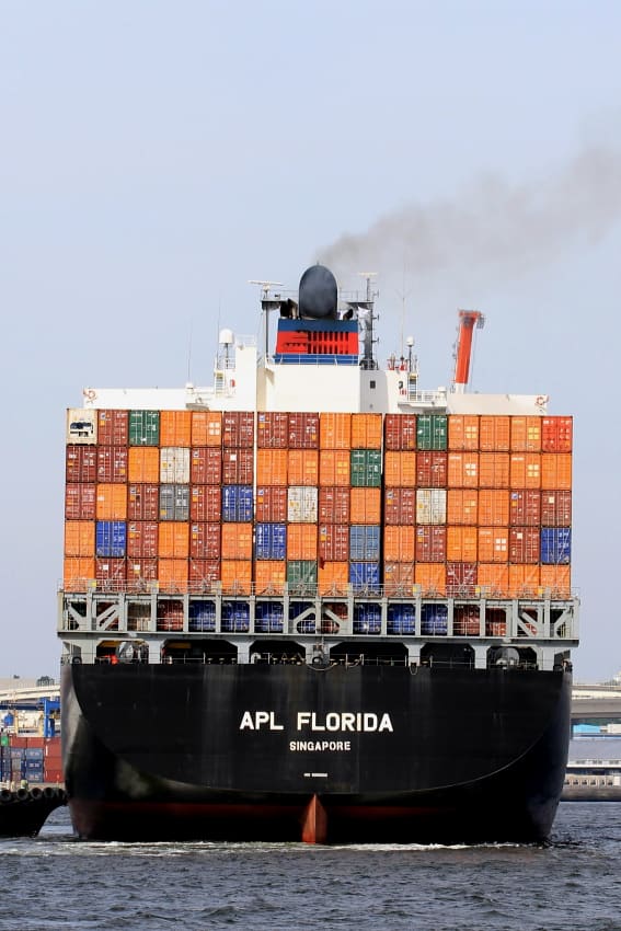 コンテナ船 「 APL FLORIDA 」 ( SGP / APL ) 本日横浜入港 コンテナ船 「 APL FLORIDA 」 ( SGP / APL ) 本日横浜入港