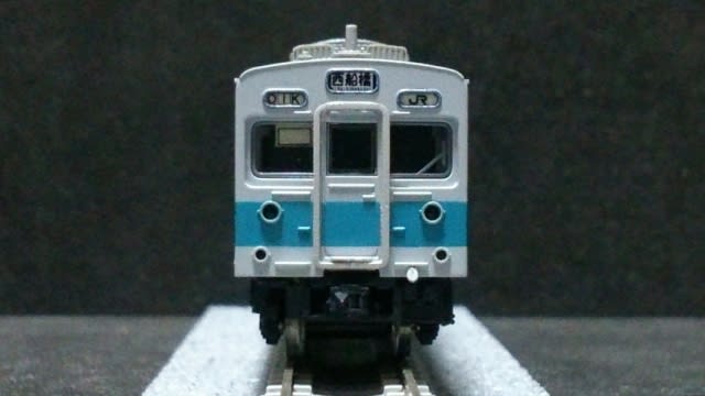 クハ301-6[ミツK10F] 青帯未更新車 ライトケース前面灰緑色化