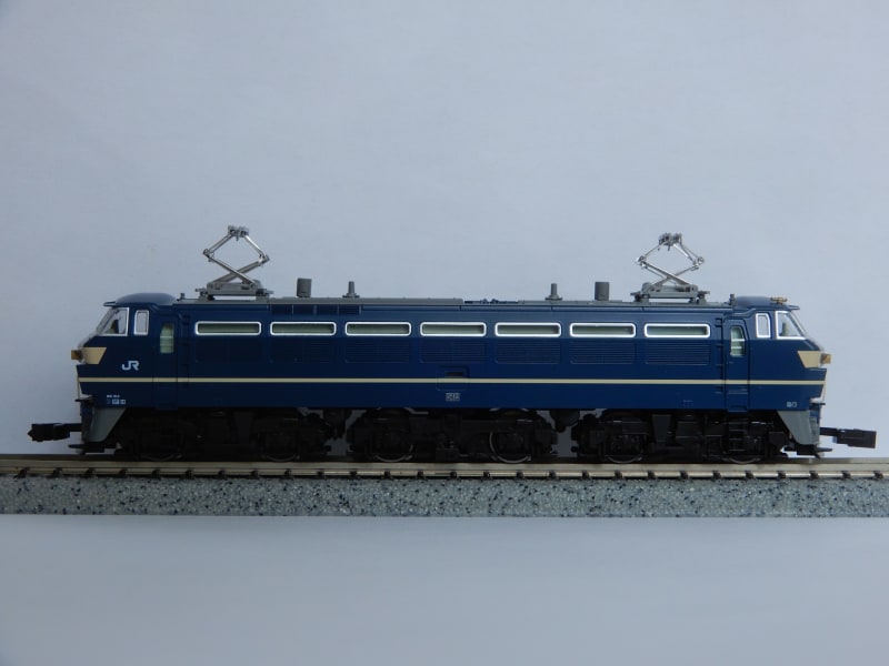 KATO EF66 0番台 後期形 ブルートレイン牽引機 入線 - ブログ人Ginga