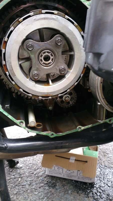 CB400T CB400Nホーク系 クラッチ盤・スプリング・ベアリング