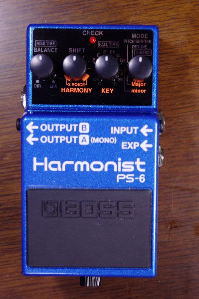 エフェクターその１９ BOSS Harmonist PS-６ - Rock＆Guiter