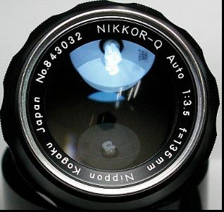 第207沼】NIKKOR-Q Auto 135mm F3.5です。かっこいいです 第207沼】NIKKOR-Q Auto 135mm F3.5です。かっこいいです