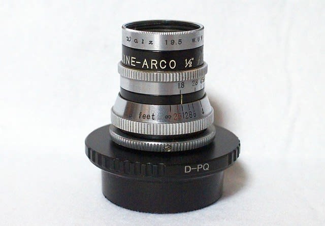 ぐるぐる、そしてホアホアなシネレンズ CINE-ARCO 1/2inch F1.8 ぐるぐる、そしてホアホアなシネレンズ CINE-ARCO 1/2inch F1.8