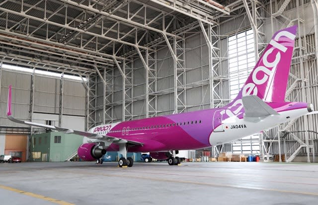 GeminiJets A320SL（シャークレット主翼） ピーチ
