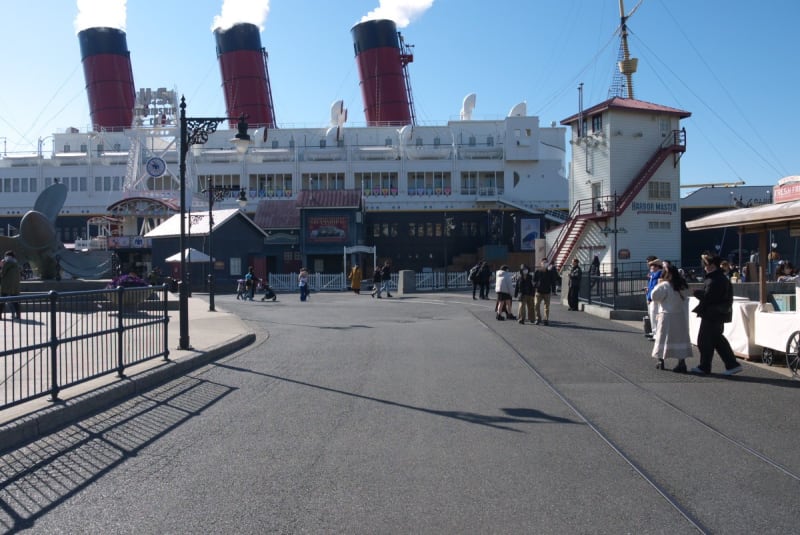 2月の東京ディズニーシー：ハドソンリバー・ブリッジを渡って