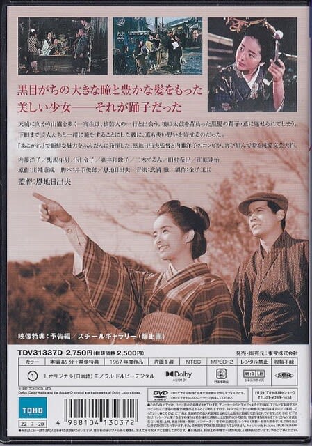☆希少☆氷点(昭和41年度版)内藤洋子出演