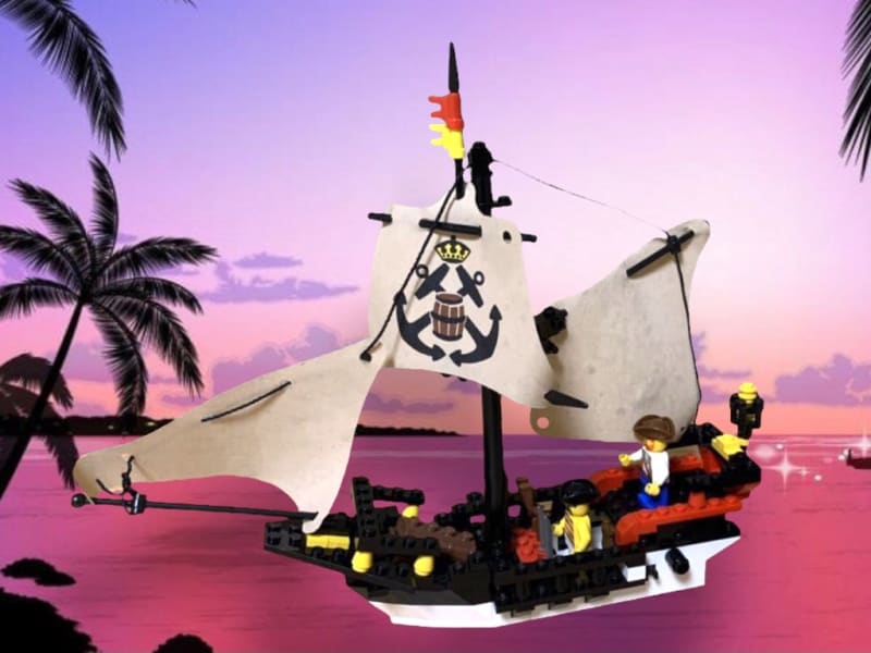 ☆LEGO 6277【ポートロイヤルの港っぽい港】を作ってみましたwww
