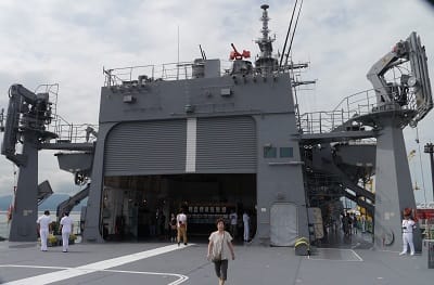 海上自衛隊掃海母艦“うらが”．．． - JA8MEMのつれづれ日誌