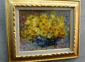 真作】絵画 樫原隆男 油彩4号 ローザンヌ 三軌会審査員 逸品 T40