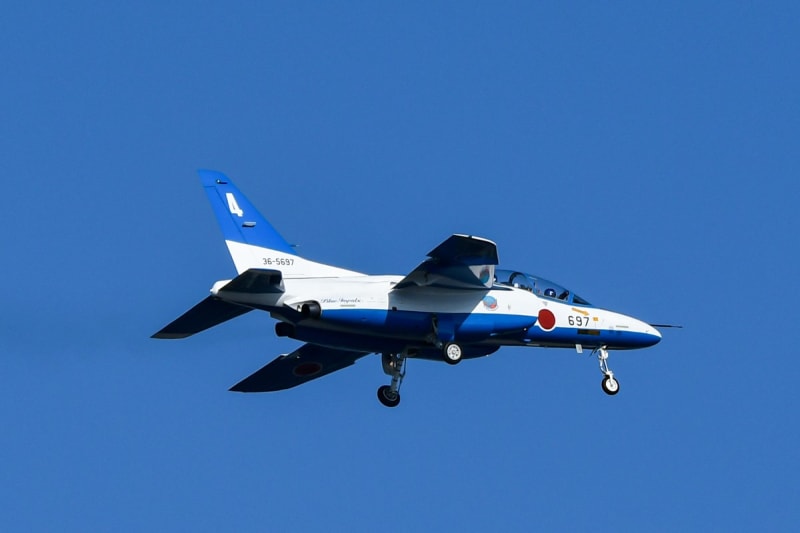 令和元年度 入間基地航空祭の前日のブルーインパルス予行の様子