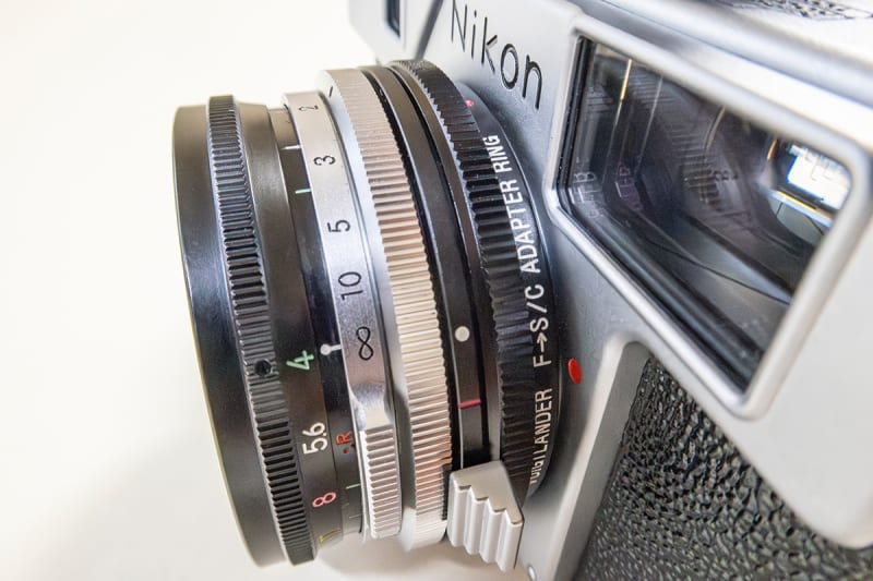 Voigtländer F→S/C Adapter Ring NIKKOR-O 2.1cm F4 プチ Voigtländer F→S/C Adapter Ring NIKKOR-O 2.1cm F4 プチ