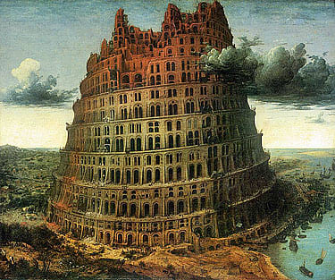 全国送料無料 The バベルの塔 Tower 泰西古典絵画紀行 - 完 Babel of 絵画