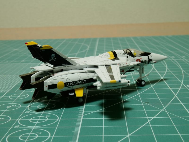 技MIX 1/144 VF-1S ファイターモデルが完成♪ - 我が家の地球 技MIX 1/144 VF-1S ファイターモデルが完成♪ - 我が家の地球