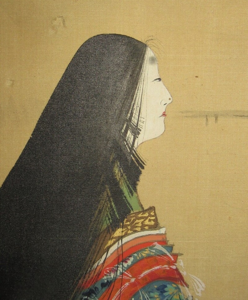 石山寺観月図 菊池容齋筆 - 夜噺骨董談義