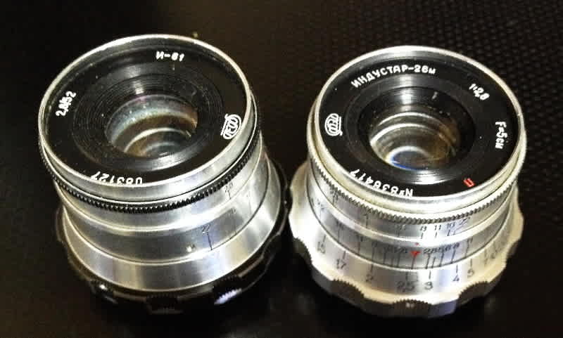 FED 製 Industar-61 52mm f2.8 Leitz L マウント - 銘玉を