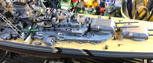 タミヤ 1/350 独戦艦 ビスマルク - MIBの「車の模型がメイン タミヤ 1/350 独戦艦 ビスマルク - MIBの「車の模型がメイン