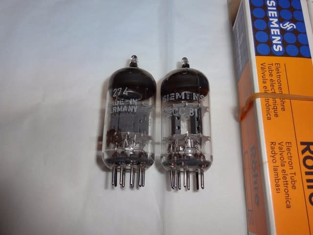 SIEMENS製 ECC83/ECC81を入手、差し替え。 - My Audio Life
