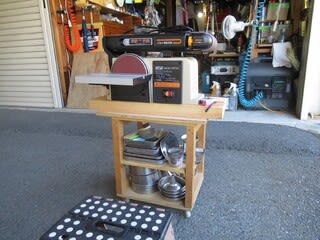 作業台を作ります ベルトサンダー用 - Kinoの自転車日記