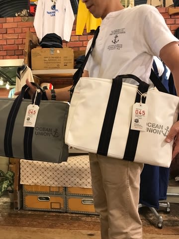横浜帆布×オーシャンユニオン　トートバッグ