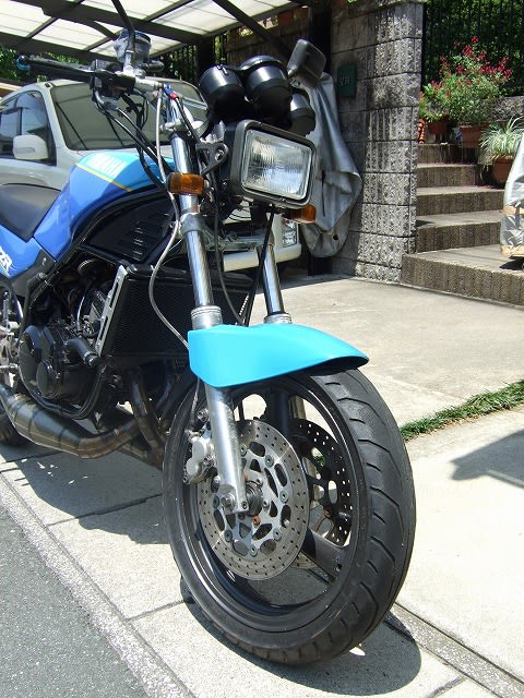 3HMにR1－Zのフロントホイール装着 - moのRZ250R
