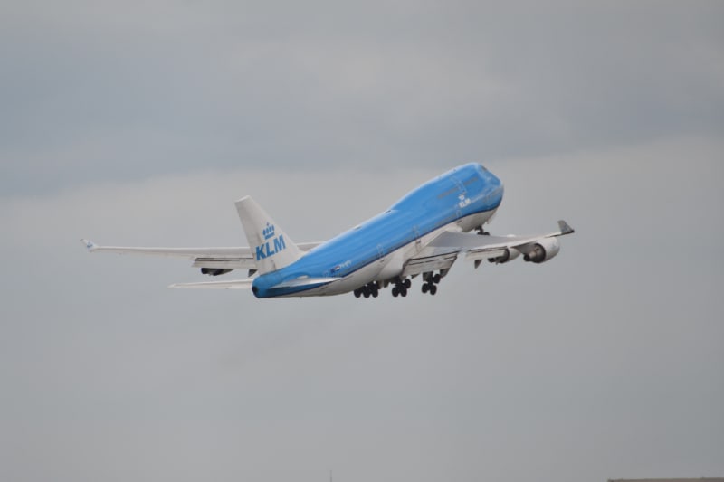 新塗装のKLMオランダ航空、ジャンボさん！！！ （7月23日