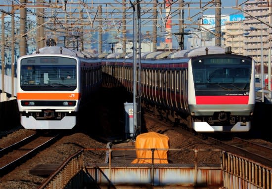 京葉線開業30周年・武蔵野線開業40周年ヘッドマーク付き列車 京葉線開業30周年・武蔵野線開業40周年ヘッドマーク付き列車