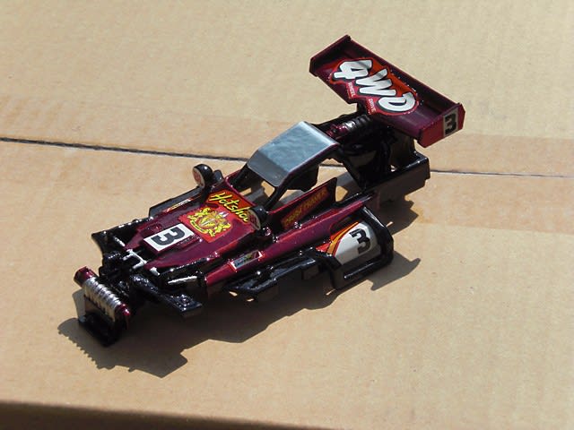 □ミニ四駆 塗装仕上げ過程 ホットショットJr. #mini4wd