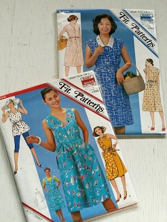 洋服型紙 レトロ*1980年スタイル、ジャノメ・フィット 洋服型紙 レトロ*1980年スタイル、ジャノメ・フィット